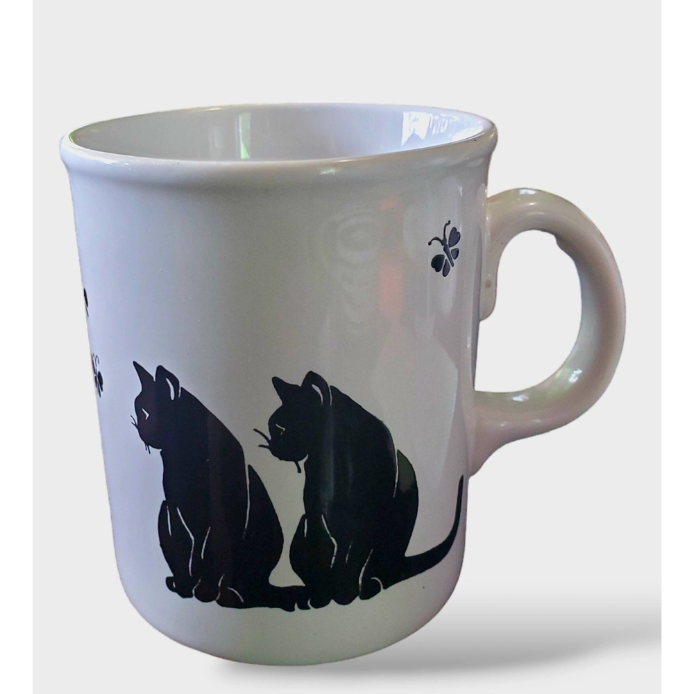 Ceramic Cat Lover's Tea Mug Cup Unique England cute